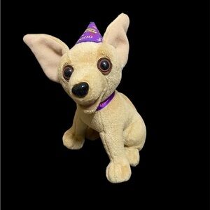 TACO Bell 2000 Happy New Year Chihuahua Plush @@@@Sound don’t work!!!!